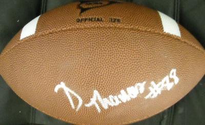 Demaryius Thomas autographed Wilson NCAA football