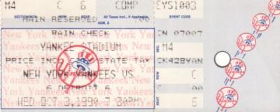 Cecil Fielder Home Runs 50 & 51 1990 Detroit Tigers ticket stub