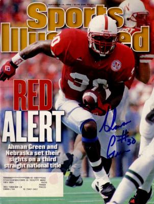 Ahman Green autographed Nebraska Cornhuskers 1996 Sports Illustrated