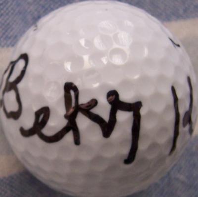 Betsy King (LPGA) autographed golf ball