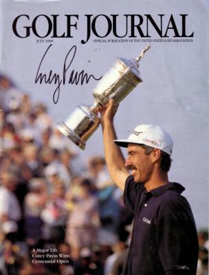 Corey Pavin autographed 1995 U.S. Open Golf Journal magazine