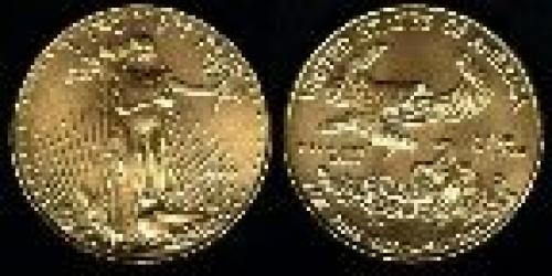 50 dollars; Year: 1986; One Oz. Gold Eagle