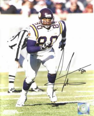 Cris Carter autographed Minnesota Vikings 8x10 photo