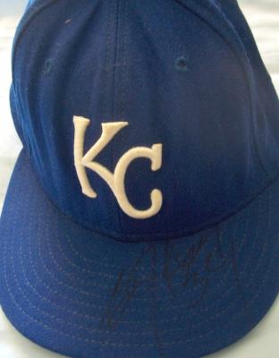 Bo Jackson autographed Kansas City Royals game model cap