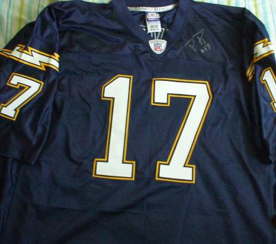 Philip Rivers autographed San Diego Chargers authentic rookie jersey