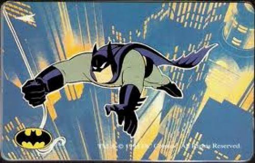 Batman The Animated Series Konica Phone Cards - Batman flying