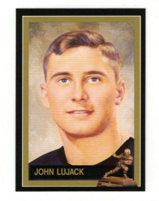 Johnny Lujack Notre Dame Heisman Trophy winner card