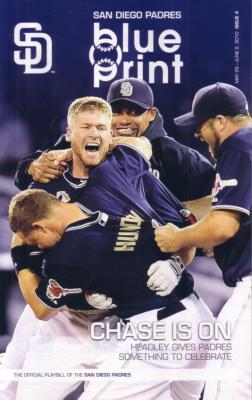 2010 San Diego Padres program (Chase Headley cover)