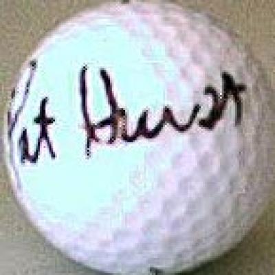 Pat Hurst (LPGA) autographed golf ball