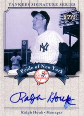 Ralph Houk certified autograph New York Yankees 2003 Upper Deck card