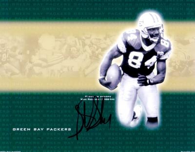 Sterling Sharpe autographed Green Bay Packers 8x10 photo