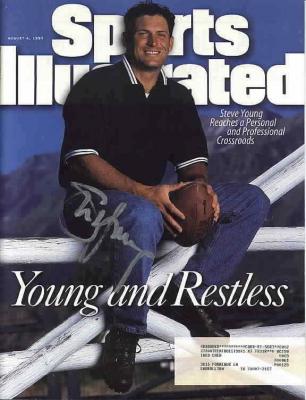 Steve Young autographed San Francisco 49ers 1997 Sports Illustrated