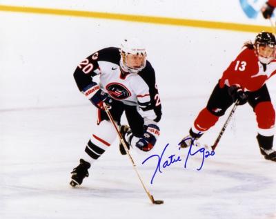 Katie King autographed 1998 USA Hockey 8x10 photo