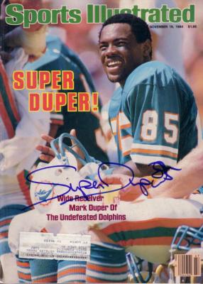 Mark (Super) Duper autographed Miami Dolphins 1984 Sports Illustrated