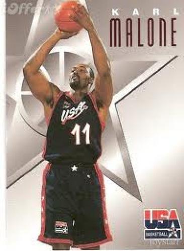 Basketball Card; 1996 SkyBox USA Texaco #4 Karl Malone