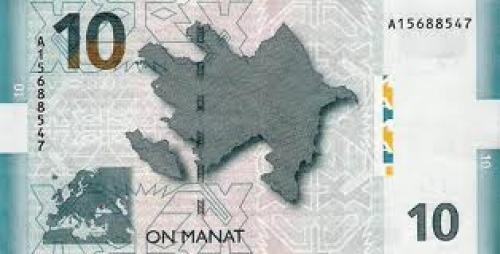 Banknotes; Azerbaijan; 10‑Mana; Year Issue:‑2005