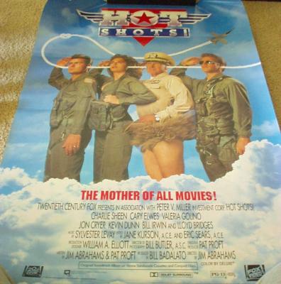 Hot Shots full size 27x40 movie poster