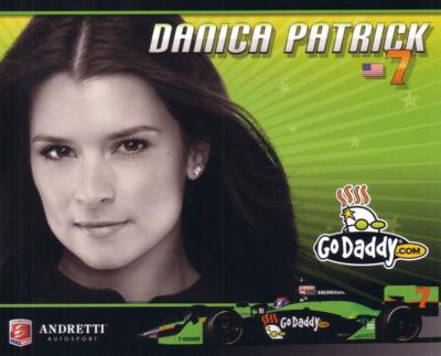 Danica Patrick 2010 Andretti IRL photo card