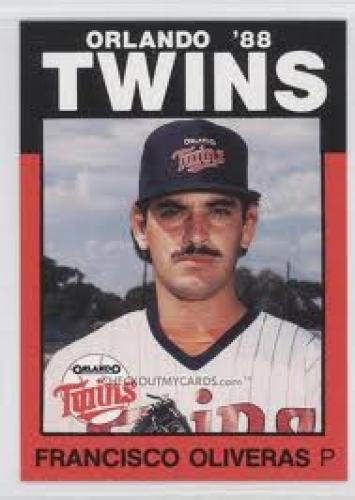 1988 Orlando Twins Best Baseball Cards; Francisco Olivares