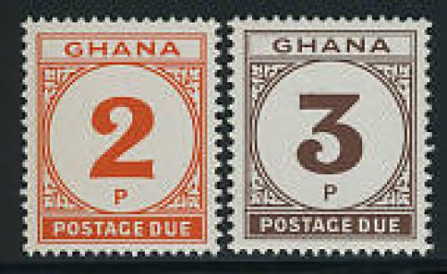 Postage due 2v; Year: 1980