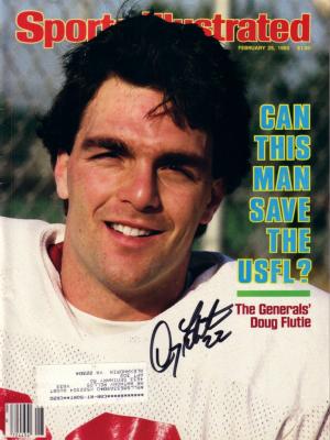 Doug Flutie autographed 1985 USFL Sports Illustrated