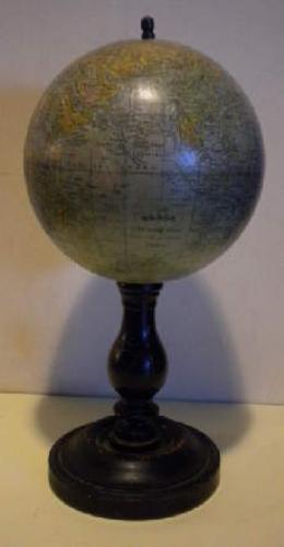 Antiques Globe; exceptional small globe. only 30cm