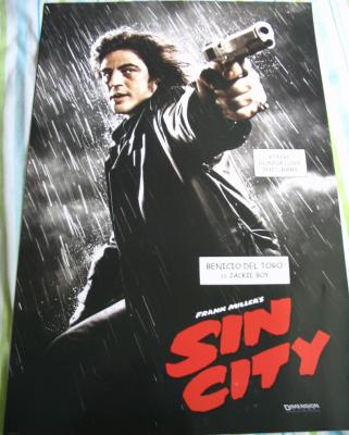 Sin City mini movie poster (Benicio Del Toro as Jackie Boy)