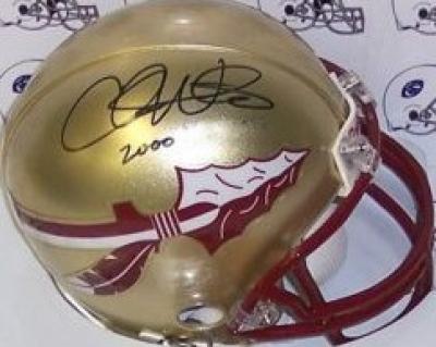 Chris Weinke autographed Florida State mini helmet
