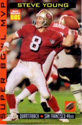 Steve Young 1998 Sports Illustrated for Kids card