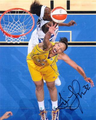 Tina Thompson autographed 8x10 WNBA Los Angeles Sparks photo