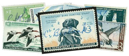 Duck Hunting Stamps, set 10 Used