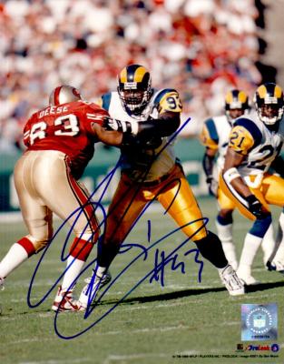 Kevin Carter autographed St. Louis Rams 8x10 photo