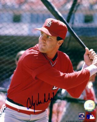 Andy Van Slyke autographed St. Louis Cardinals 8x10 photo