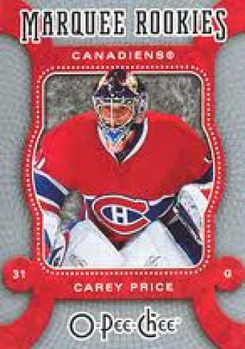 CAREY PRICE hockey cards;Canadiens; Guard