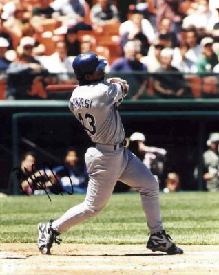 Raul Mondesi autographed Los Angeles Dodgers 8x10 photo