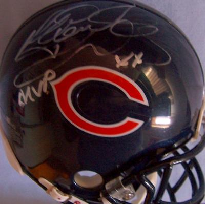 Richard Dent autographed Chicago Bears mini helmet