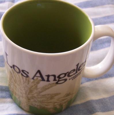2009 Starbucks huge Los Angeles collector series 16 ounce coffee mug NEW