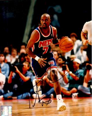 Kenny Anderson autographed New Jersey Nets 8x10 photo