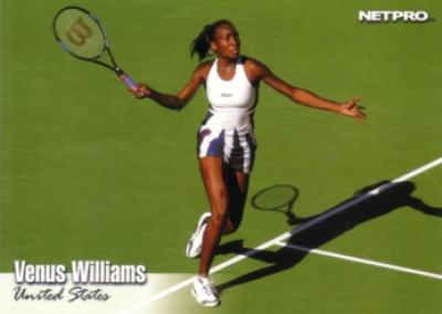 Venus Williams 2003 Netpro card #99
