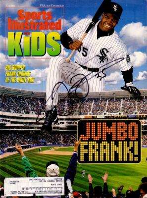 Frank Thomas autographed Chicago White Sox Sports Illustrated for Kids magazine
