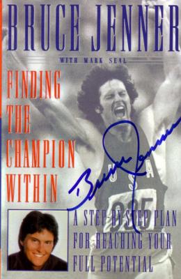 Bruce Jenner autographed Finding the Champion Within softcover book