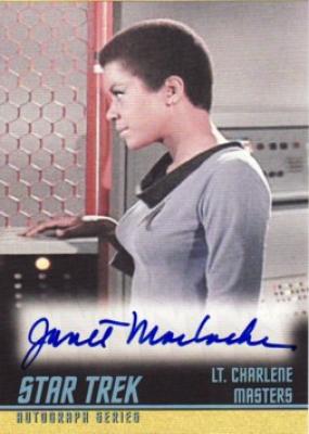 Janet MacLachlan Star Trek certified autograph card