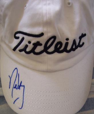 Nick Watney autographed Titleist golf cap or hat