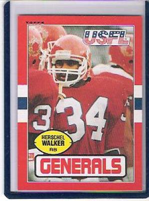 Herschel Walker 1985 Topps USFL card #86 NrMt-Mt