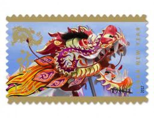 Stamps; This is the USA stamp for the Lunar New Year