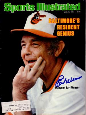 Earl Weaver autographed Baltimore Orioles 1979 Sports Illustrated