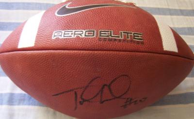 Jake Locker (Washington) autographed Nike Aero Elite leather football
