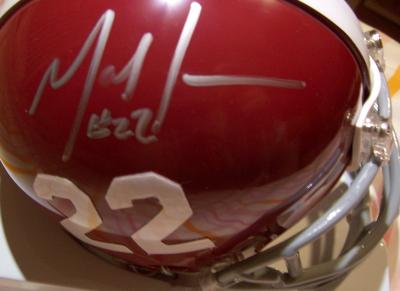 Mark Ingram autographed Alabama Crimson Tide mini helmet