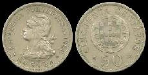 50 centavos; Year: 1927-1928 (km 69)
