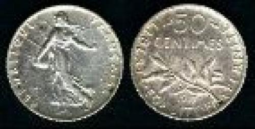50 centimes; Year: 1897-1920; (km 854)